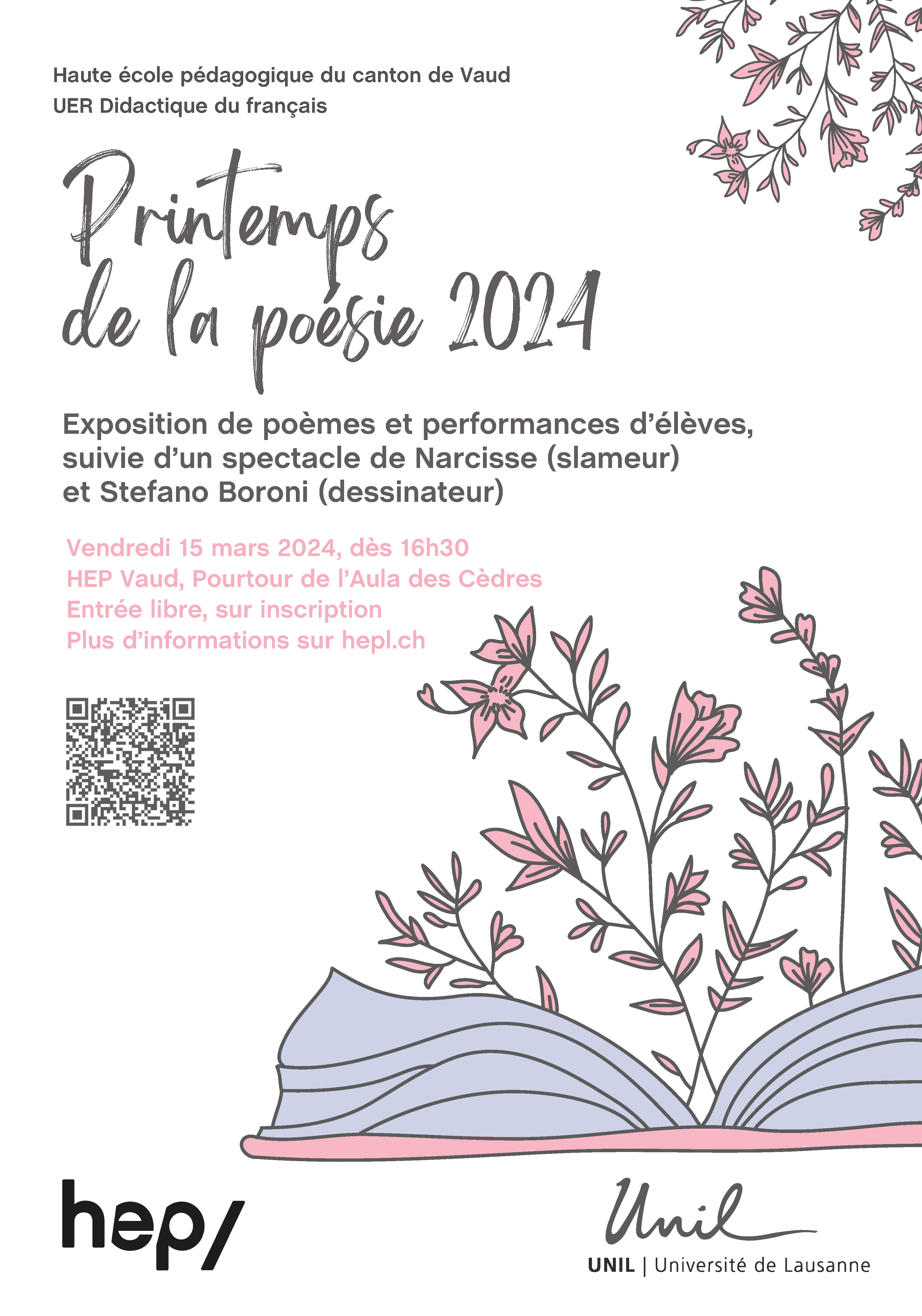 You are currently viewing Printemps de la poésie 2024